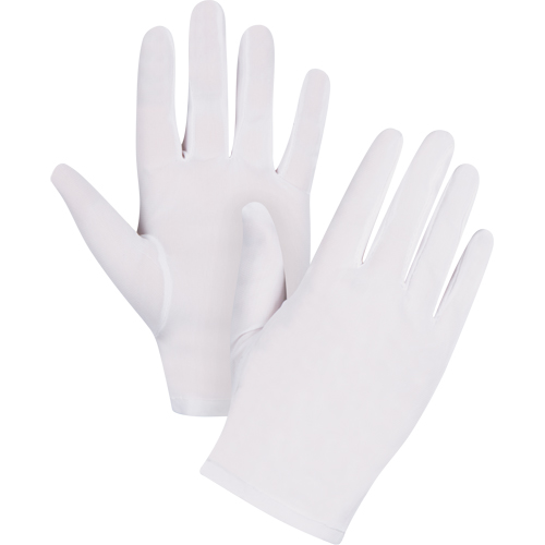 Gants d'inspection peu pelucheux, Nylon, Poignet &agrave; ourlet, Dames/T-petit Les Distributions ICE