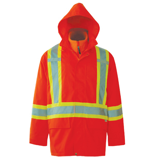Vestes de s&eacute;curit&eacute; 3 en 1 Journeyman, Polyester, Orange haute visibilit&eacute;, Petit Les Distributions ICE