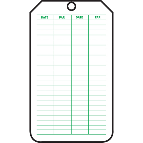 Inspection Tags, Cardstock, 3-1/8" W x 5-7/8" H, French Les Distributions ICE