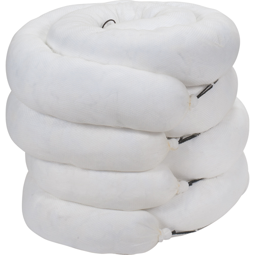 Barrage absorbant, Huile seulement, 10' lo x 8" la, Absorption 40 gal., 4 /pqt Les Distributions ICE