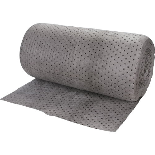 Premium Bonded Sorbent Rolls, Mediumweight, 150' L x 30" W, 40 gal. Absorbancy Les Distributions ICE