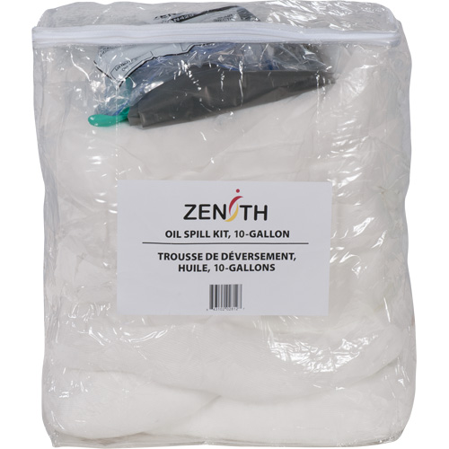 Trousse de lutte contre les d&eacute;versements de premi&egrave;re qualit&eacute; pour camion, Huile seulement, Sac, Absorbance de 10 gal. US Les Distributions ICE