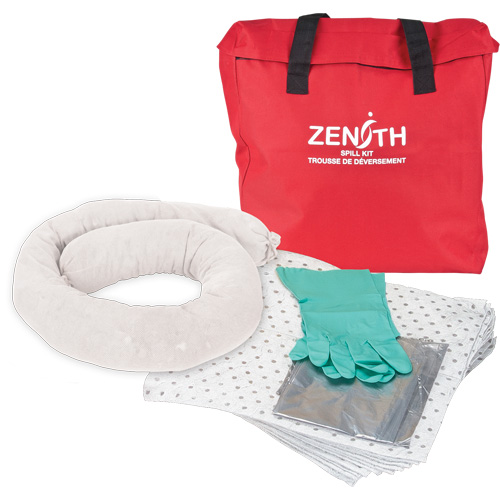 Trousse &eacute;conomique de lutte contre les d&eacute;versements, Huile seulement, Sac, Absorbance de 5 gal. US Les Distributions ICE