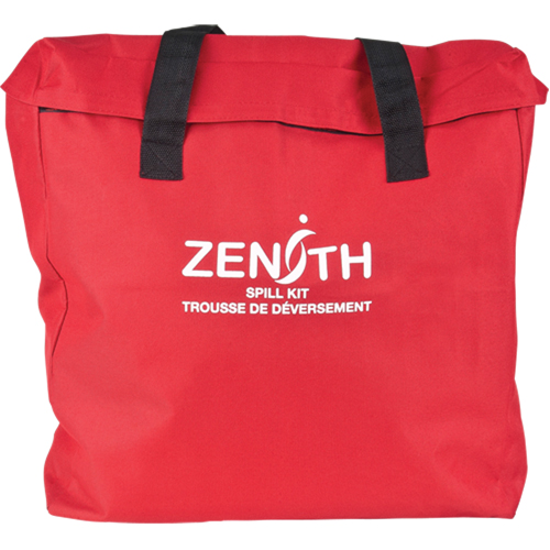 Trousse d'&eacute;quipement de lutte contre les d&eacute;versements, Huile seulement/Universel, Sac, Absorbance de 10 gal. US Les Distributions ICE