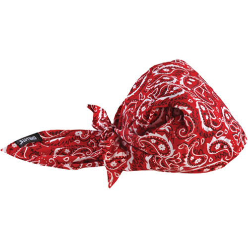 Bandeaux en triangle 6710CT de refroidissement en tissu de serviette Chill-Its, Rouge Les Distributions ICE