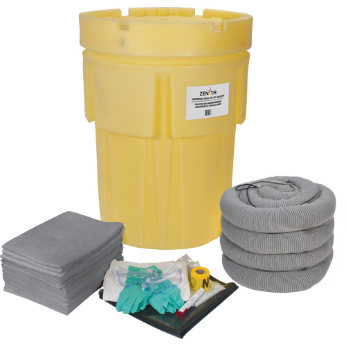 Trousse &eacute;conomique de lutte contre les d&eacute;versements, Universel, Baril, Absorbance de 95 gal. US Les Distributions ICE