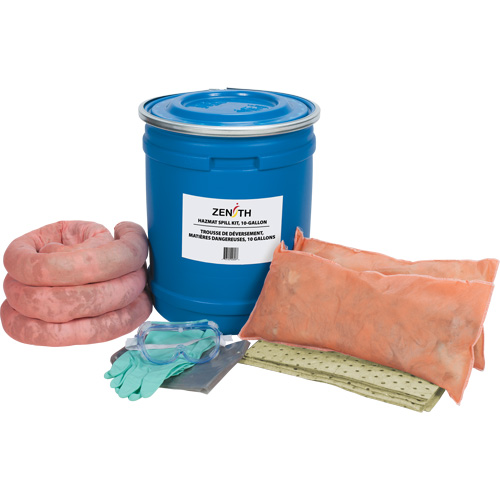 Trousse de lutte contre les d&eacute;versements pour camion, Mati&egrave;res dangereuses, Baril, Absorbance de 10 gal. US Les Distributions ICE