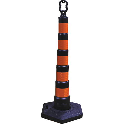 Grip N Go Trim Line Channelizers, 49" High, Black Les Distributions ICE