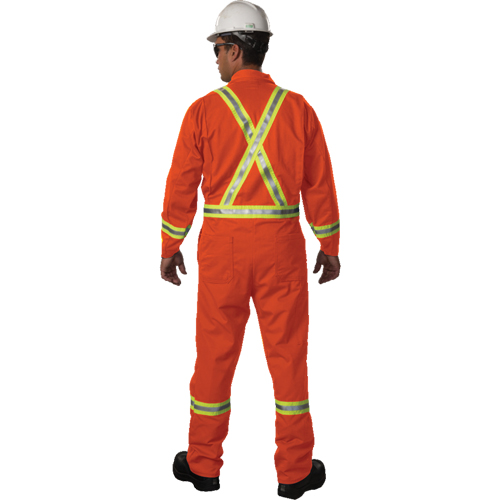 Westex UltraSoft&reg; Unlined Coveralls, Large, Orange Les Distributions ICE