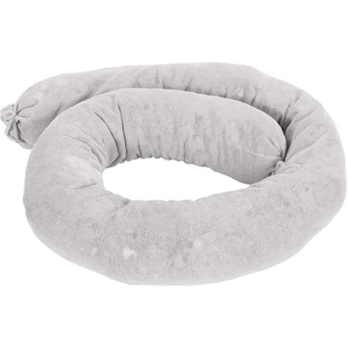 Remblais tubulaires absorbants, Huile seulement, Absorption 45 gal., 3" la x 4' lo, Pqt de 25 Les Distributions ICE