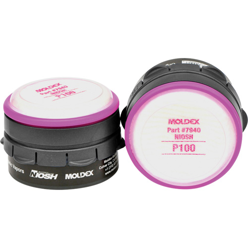 Respirator Cartridges, Combination Gas/Vapour Cartridge and Particulate Filter/Gas/Vapour Cartridge, Organic Vapour/P100 Les Distributions ICE