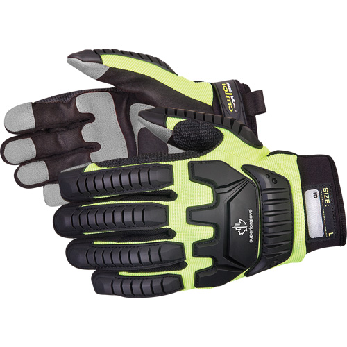 Clutch Gear&reg; Impact-Resistant Mechanic's Gloves, PVC Palm, Size Small Les Distributions ICE