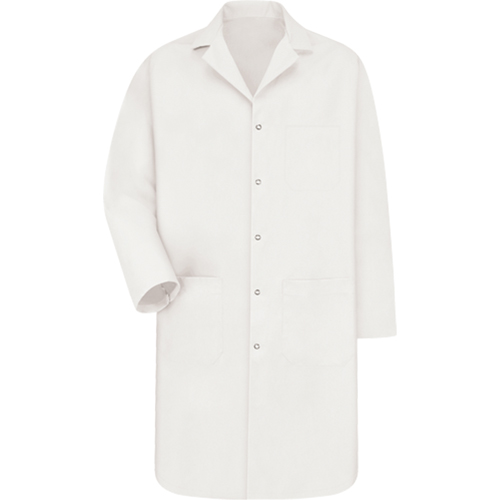Lab Coat, Poly-Cotton, Small, White Les Distributions ICE
