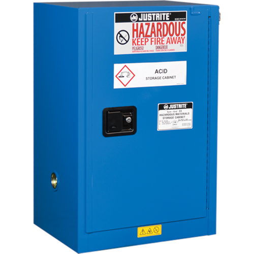 ChemCor&reg; Lined Hazardous Material Compac Safety Cabinets, 12 gal., 23.25" x 35" x 18" Les Distributions ICE