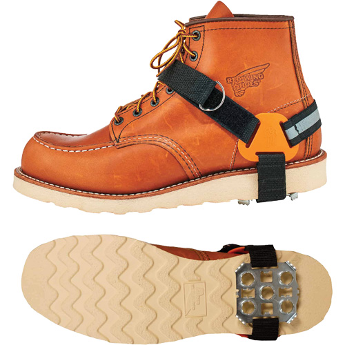 Trex 6315 Strap-On Heel Ice Cleats, Steel, Plate Traction, Large/Medium Les Distributions ICE