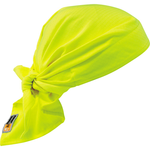 Chill-Its&reg; 6710FR FR Cooling Triangle Hat, High Visibility Lime-Yellow Les Distributions ICE