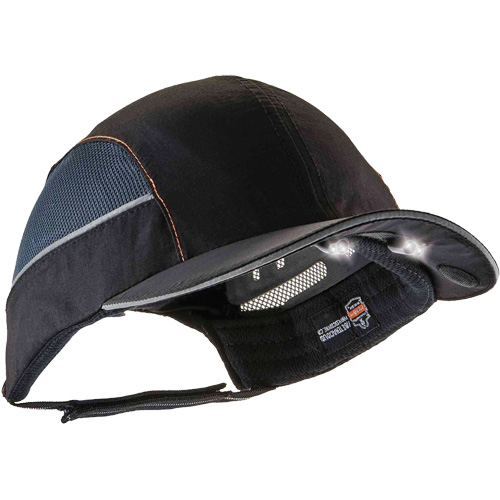 Casquette &agrave; bord court avec &eacute;clairage DEL Skullerz 8960, Noir Les Distributions ICE