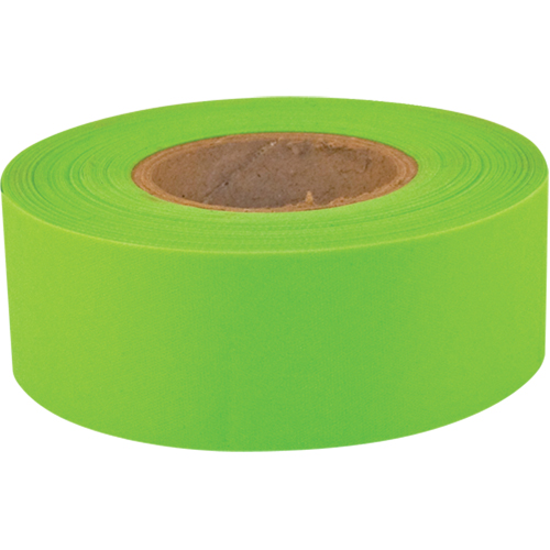 Sub-Zero Flagging Tape, 1.2" W x 150' L, Fluorescent Lime Les Distributions ICE