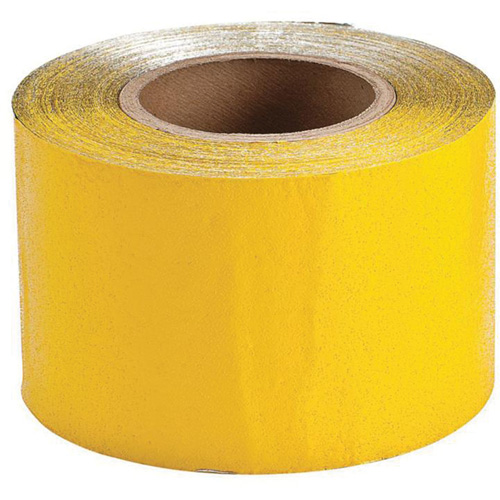 Ruban de marquage temporaire pour la chauss&eacute;e, 4" x 150', Vinyle, Jaune Les Distributions ICE