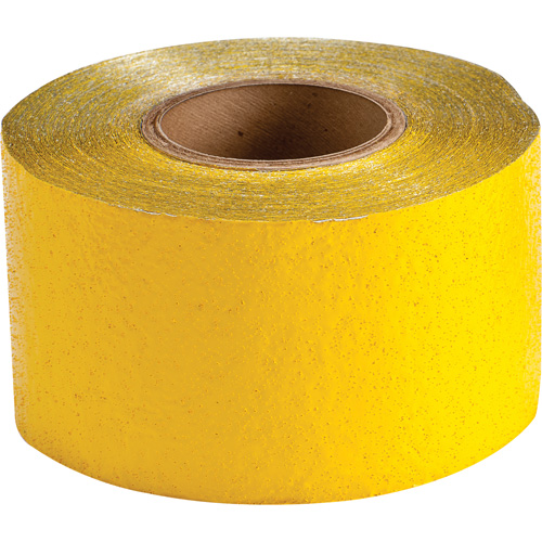 Temporary Pavement Marking Tape, 4" x 150', Retro Reflective, Yellow Les Distributions ICE