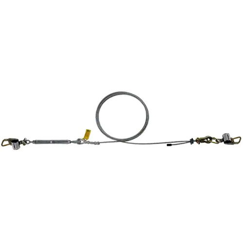 SecuraSpan HLL Lifeline Assembly, Galvanized Cable Les Distributions ICE
