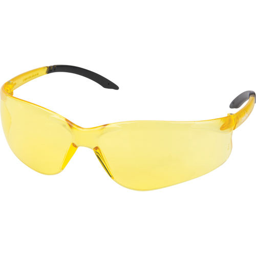 Lunettes de s&eacute;curit&eacute; s&eacute;rie Z2400, Lentille Ambr&eacute;e, Anti-&eacute;gratignures, ANSI Z87+/R&eacute;pond ou surpasse la norme CSA Z94.3 Les Distributions ICE