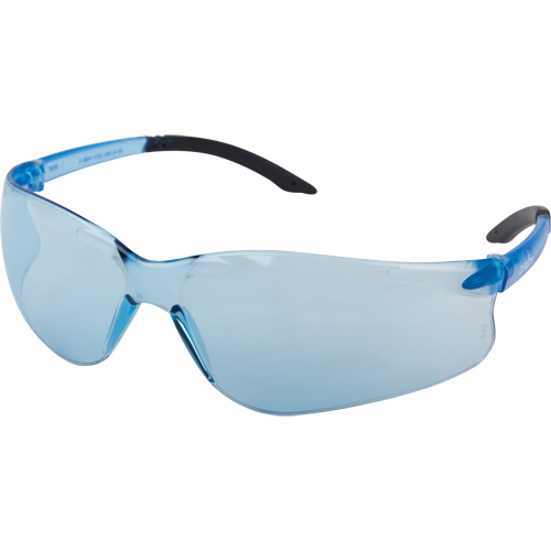 Z2400 Series Safety Glasses, Blue Lens, Anti-Scratch, ANSI Z87+/Meets/Exceeds CSA Z94.3 Les Distributions ICE
