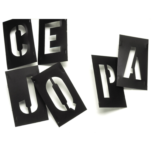 Pochoirs assemblables en plastique, Pictogramme, 2" Les Distributions ICE
