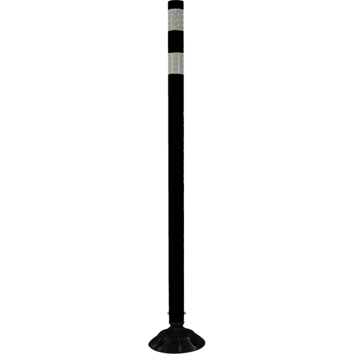 Impact Resistant Delineator, 48" H, Black Les Distributions ICE
