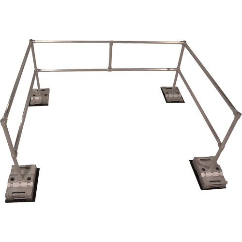 RoofGuard Classic System - Packaged Kits, Aluminum, 72" W x 108" L x 42" H Les Distributions ICE