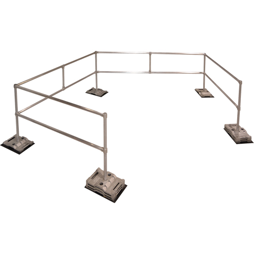 RoofGuard Classic System - Packaged Kits, Aluminum, 72" W x 216" L x 42" H Les Distributions ICE