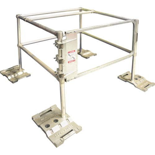 RoofGuard Classic System - Hatch Kit, Aluminum, 48" W x 48" L x 42" H Les Distributions ICE