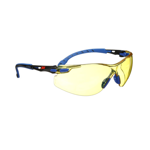 Solus Safety Glasses with Scotchgard Lenses, Amber Lens, Anti-Fog, Meets/Exceeds CSA Z94.3 Les Distributions ICE
