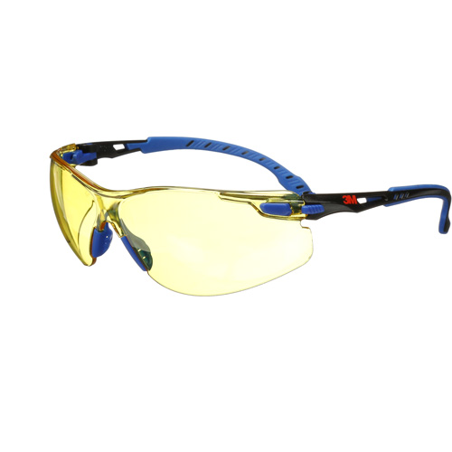 Solus Safety Glasses with Scotchgard Lenses, Amber Lens, Anti-Fog, Meets/Exceeds CSA Z94.3 Les Distributions ICE