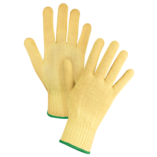 Seamless String Knit Gloves, Size Medium/8, 7 Gauge, Kevlar&reg; Shell, ASTM ANSI Level A2/EN 388 Level 3 Les Distributions ICE