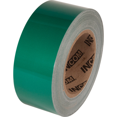 Ruban de marquage pour plancher Tuff Mark, 4" x 100', Polyester, Vert Les Distributions ICE