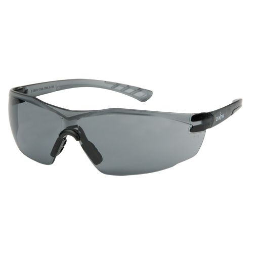Lunettes de s&eacute;curit&eacute; s&eacute;rie Z700, Lentille Grise/fum&eacute;e, Anti-&eacute;gratignures, R&eacute;pond ou surpasse la norme CSA Z94.3 Les Distributions ICE
