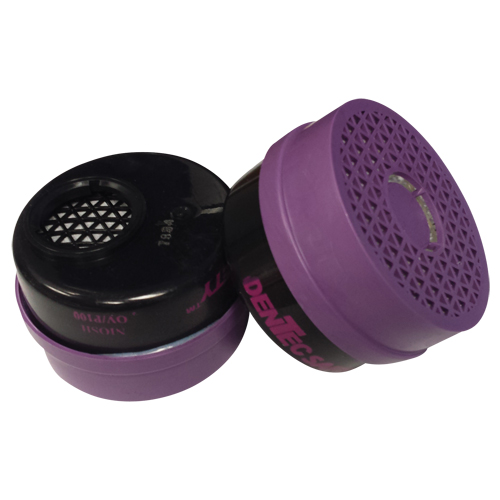 Cartouche pour respirateur, Combinaison cartouche et filtre contre les particules pour gaz/vapeurs, Vapeur organique/Filtre P100 Les Distributions ICE