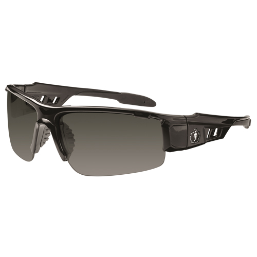 Skullerz&reg; Dagr Safety Glasses, Grey/Smoke Lens, Anti-Scratch, ANSI Z87+/Meets/Exceeds CSA Z94.3 Les Distributions ICE