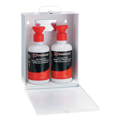 Douche oculaire avec bouteilles vides Dynamic, Double Les Distributions ICE