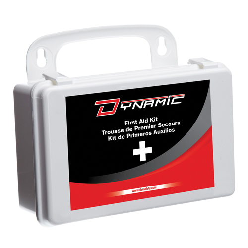 Trousse de premiers soins des brûlures pour soudeurs Dynamic, Dispositif m&eacute;dical Classe 1, Boîte en plastique Les Distributions ICE