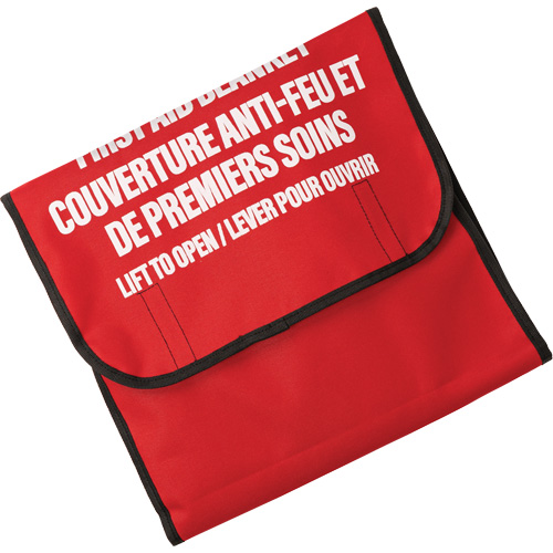 Couverture anti-feu avec sac de nylon Dynamic, Laine, 60" lo x 71" la Les Distributions ICE