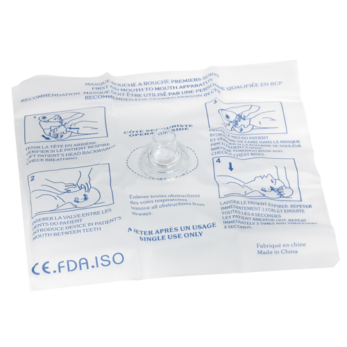 Dynamic Disposable Rescue Breather, Single Use Faceshield, Class 2 Les Distributions ICE