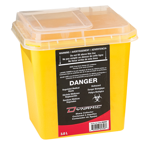 Dynamic Sharps&reg; Container, 3 L Capacity Les Distributions ICE