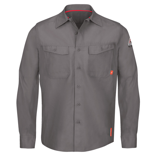 Chemises de travail IQ Endurance pour hommes, Petit, Gris Les Distributions ICE