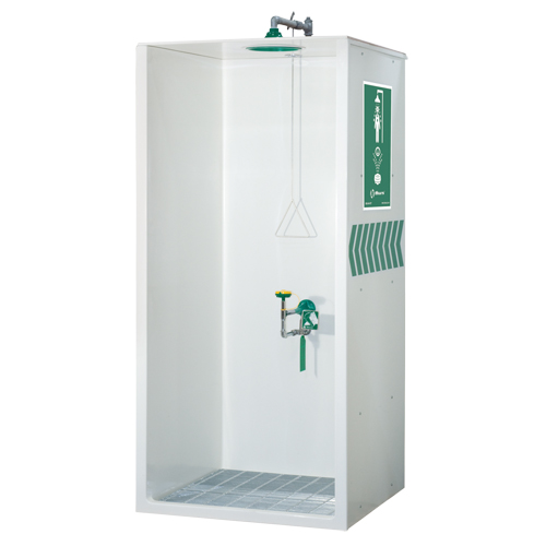 Cabine de douche et douche oculaire/faciale Les Distributions ICE