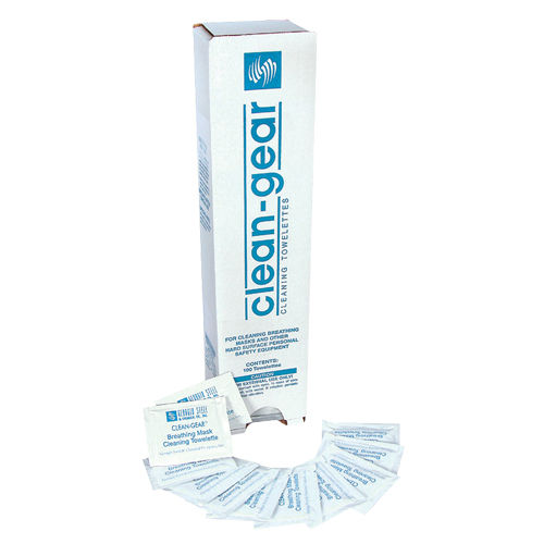 Respirator Cleaning Towelettes, 8" x 5", 100 Count Les Distributions ICE