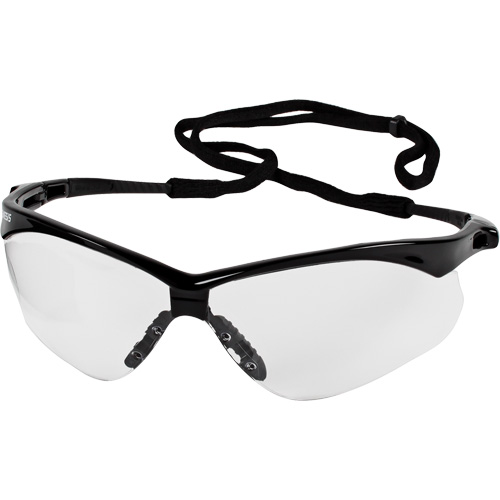 Lunettes de s&eacute;curit&eacute; Nemesis de Kleenguard, Lentille Transparent, Anti-&eacute;gratignures, ANSI Z87+/R&eacute;pond ou surpasse la norme CSA Z94.3 Les Distributions ICE