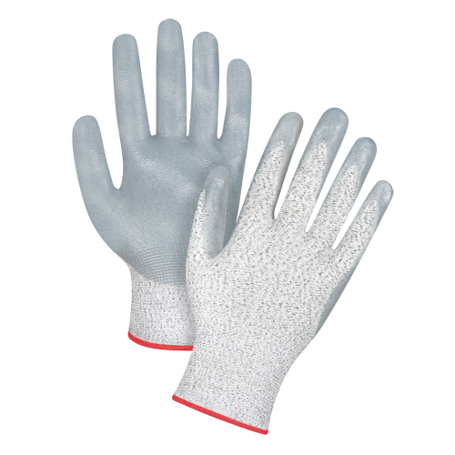 High-Performance Cut-Resistant Gloves, Size Small/7, 13 Gauge, Nitrile Coated, HPPE Shell, ANSI/ISEA 105 Level 4/EN 388 Level 5 Les Distributions ICE