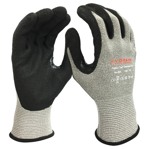 Cut-Resistant Gloves, Size Large/9, 13 Gauge, Foam Nitrile Coated, Kyorene&reg; Shell, ANSI/ISEA 105 Level 3/EN 388 Level C Les Distributions ICE